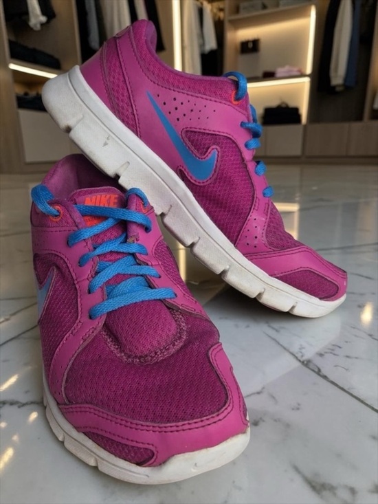 Nike Shoes - Nike Flex Experience RN Women's Pink Blue Running Shoes Size 6